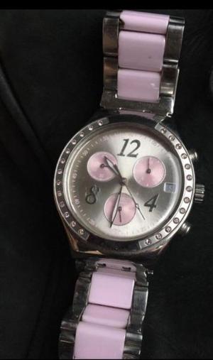 Reloj swatch rosa