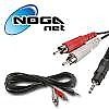 Cable miniplug 3.5mm a 2 Rca 1,8 mtrs NOGA