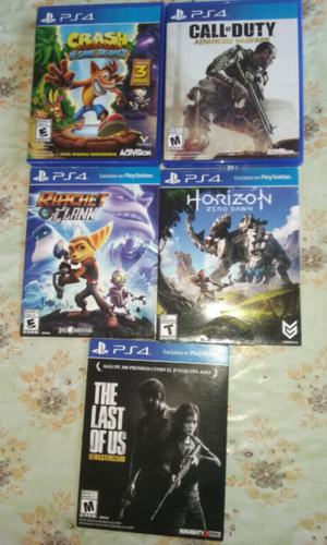 Cambio juegos ps4