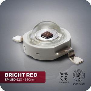 Led 1 Watt (350ma) Rojo Brillante