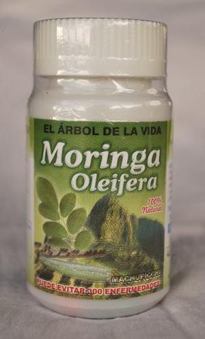 Moringa 60 Cápsulas De 500mg. El Arbol De La Vida