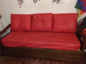 Sillon 3 cuerpos. Con cama marinera.