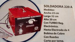 Soldadora eléctrica con turbo