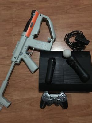 Vendo play 3 + 5 juegos + accesorios