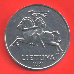 Lituania 5 Centai  - Sin Circular - Bu