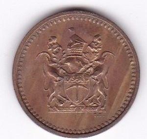 Moneda -africa - Rhodesia -  Cent -subasta -tesoros