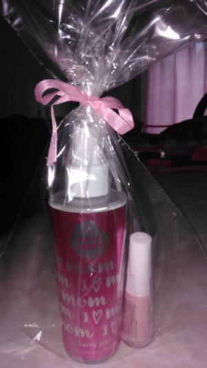 Perfume mom + esmalte rosa