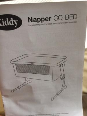 Vendo cuna colecho kiddy napper co-bed