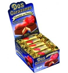 Caja De Chocolate Dos Corazones Marca Felfort