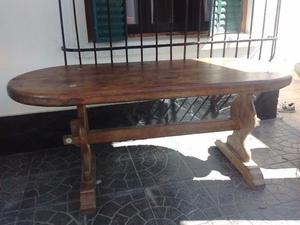 Mesa de algarrobo macizo
