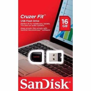 Pendrive Sandisk Cruzer Fit 16gb Mini Pen Drive Usb 2.0