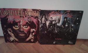 Vinilos Motley Crue y David Lee Roth