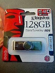 pendrive kingston de 128 gb 101 data travel