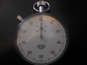 Antiguo Reloj Cronometro Ampollleta Funcionando Heuer