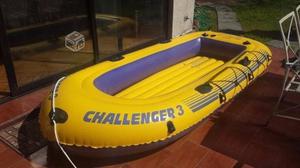 Bote inflable intex, ideal 3 personas