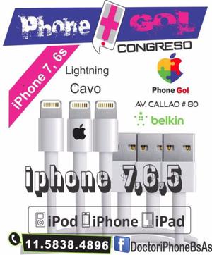 Cable Usb Belkin Iphone 5 6 7 Plus 8 Pin 2 Metros - CONGRESO