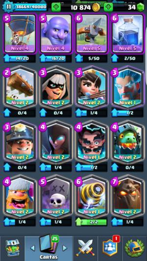 Clash royale nivel 11