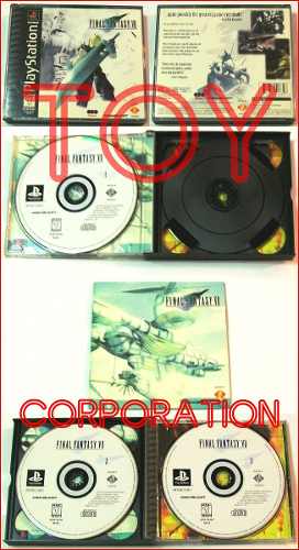 Final Fantasy Vii Playstation One Con Manual 3 Cd Square Rol