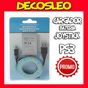 Bateria Joystick Ps3 1,8 mha + CABLE p/Cargar ** DECOSLEO