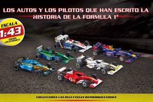 Colección Autos F1 Salvat (ejemplares: #1, #2, #5 Y #6)