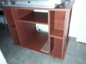 Mesa para tv con estantes