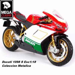 Moto Ducati s Coleccion Esc1:18 Metal Original