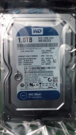 Vendo Disco Rigido WD BLUE, 1T. NUEVO SELLADO