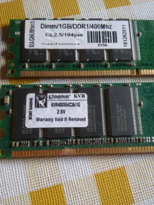Vendo memoria RAM de GB1 SON 2