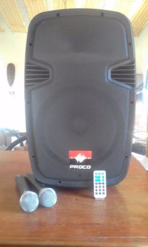 Amplificador portable Proco 80w