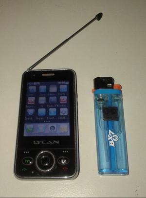 Celu 2 chip -camara flash-mini-tv-radio-tactil Celular Lycan