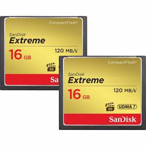Memoria Compact Flash Sandisk Extreme 16gb 120mb/s Udma 7