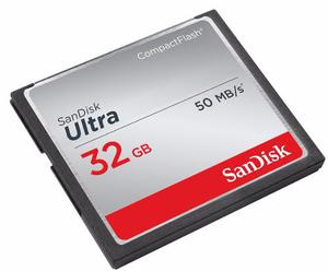 Memoria Compact Flash Sandisk Ultra 32gb 50mb/s Udma