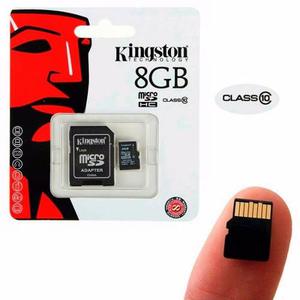 Memoria Micro Sd 8gb Kingston Clase 10 Full Hd Blister Gtia