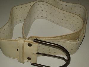 cinturon blanco perfecto largo 95 ancho 6cm