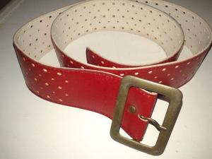 cinturon rojo perfecto largo 100 ancho 5cm