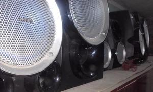 6 Bafles de equipo de audio philips fwm 998 intactos escucho