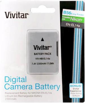 Bateria Vivitar En-el14 A mah Sellado Reflex Nikon