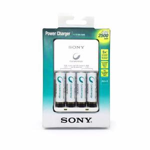 Cargador De Pilas Sony Bcg-34hh4gn + 4 Pilas Aa mah