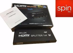 Hdmi Splitter 1x4 1 Entrada 4 Salidas 1.4v 3d p 2k 4k