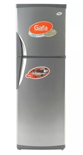 Heladera Gafa Hgf-387ap Plata C/ Freezer 