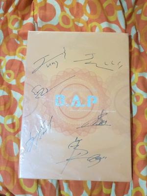 KPOP CD B.A.P AUTOGRAFIADO