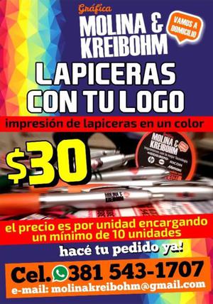 Lapiceras con logo