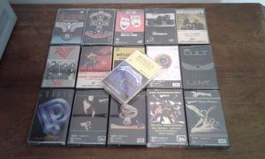Lote de dieciseis Cassettes heavy, rock pesado, thrash