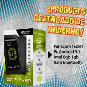 Panacom Tablet Pc Android 5.1 Intel 8gb 1gb Ram Bluetooth