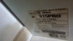 Calefon orbis 315 pro gas natural