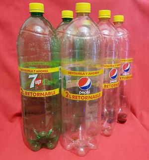 Envases De Pepsi, 7up 2lt Retornable Plástico