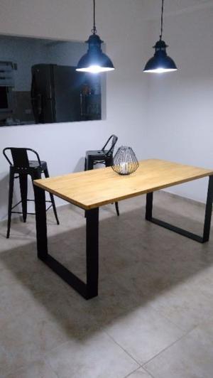 MESA INDUSTRIAL HIERRO Y MADERA