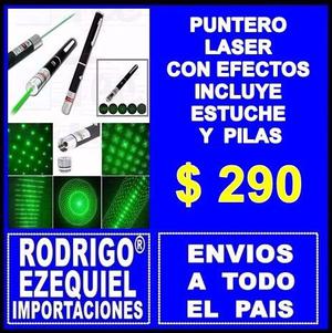 PUNTEROS LASER CON EFECTOS IMPORTADOS NUEVOS CON ESTUCHE Y