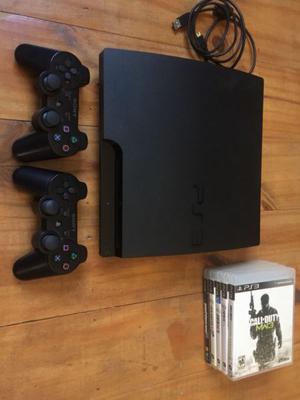 Playstation 3 slim 160gb y juegos