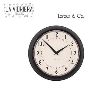 Reloj De Pared Retro Negro - La Vidriera Regalos
